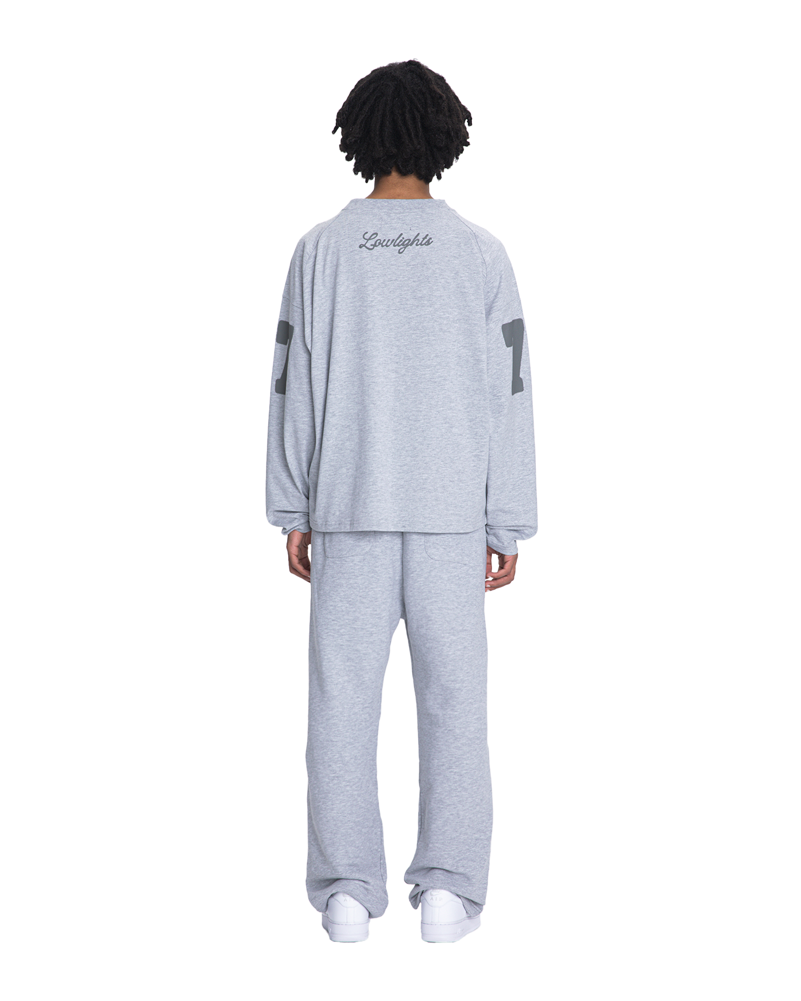 7eventy 7even raglan longsleeve grey melange