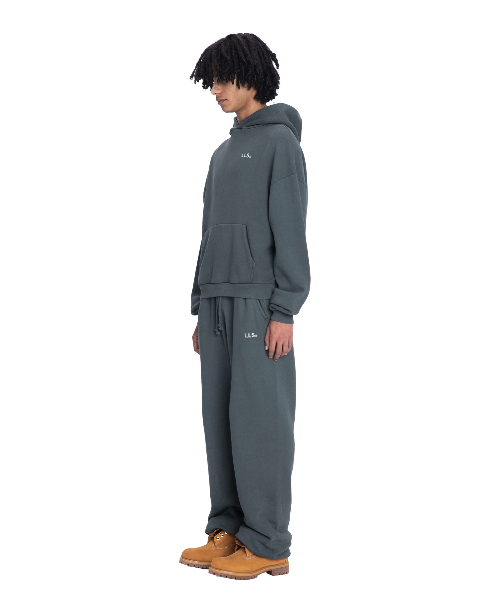 Lmnts jogger pants grey stone wash