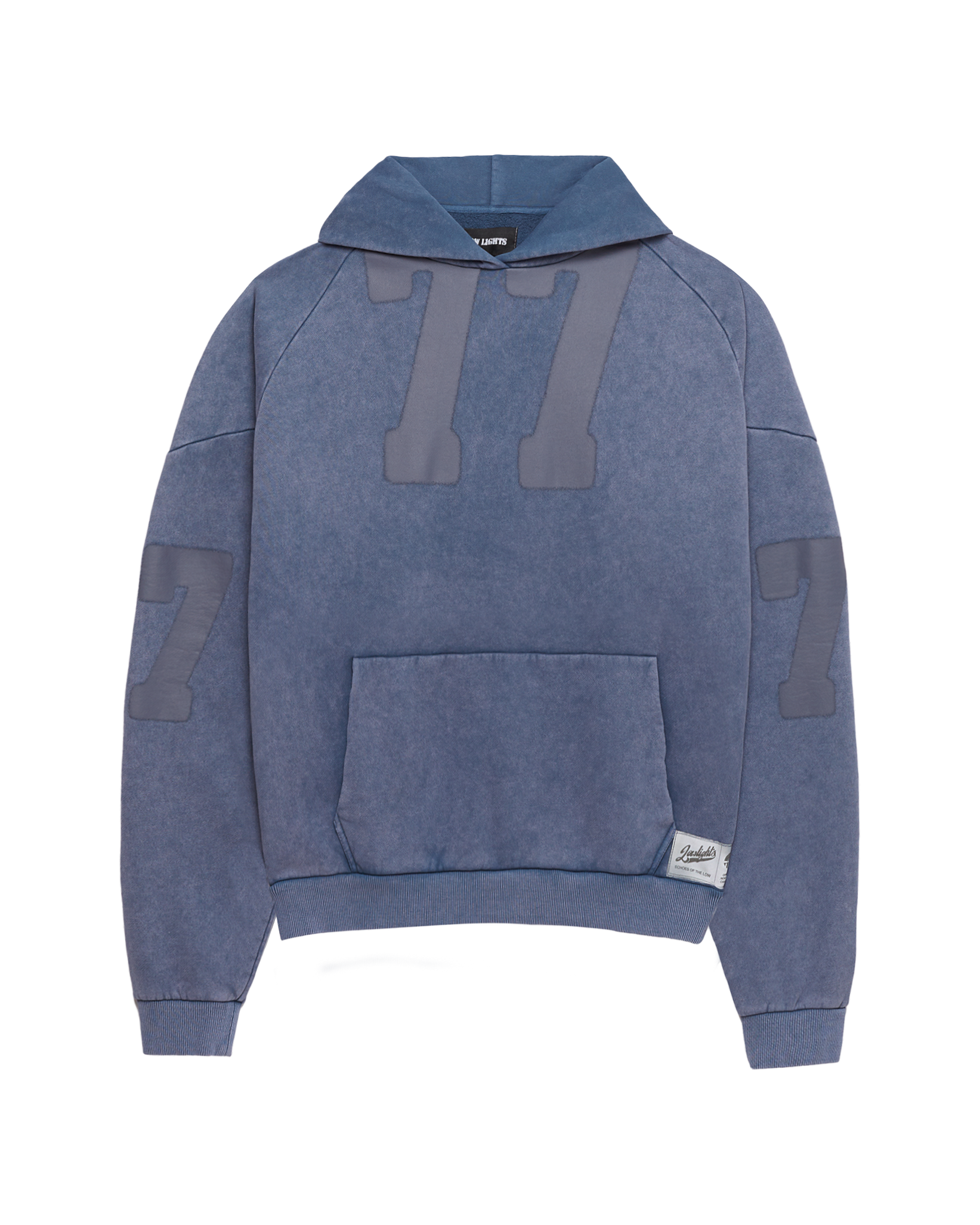 7eventy 7even raglan hoodie midnight acid wash