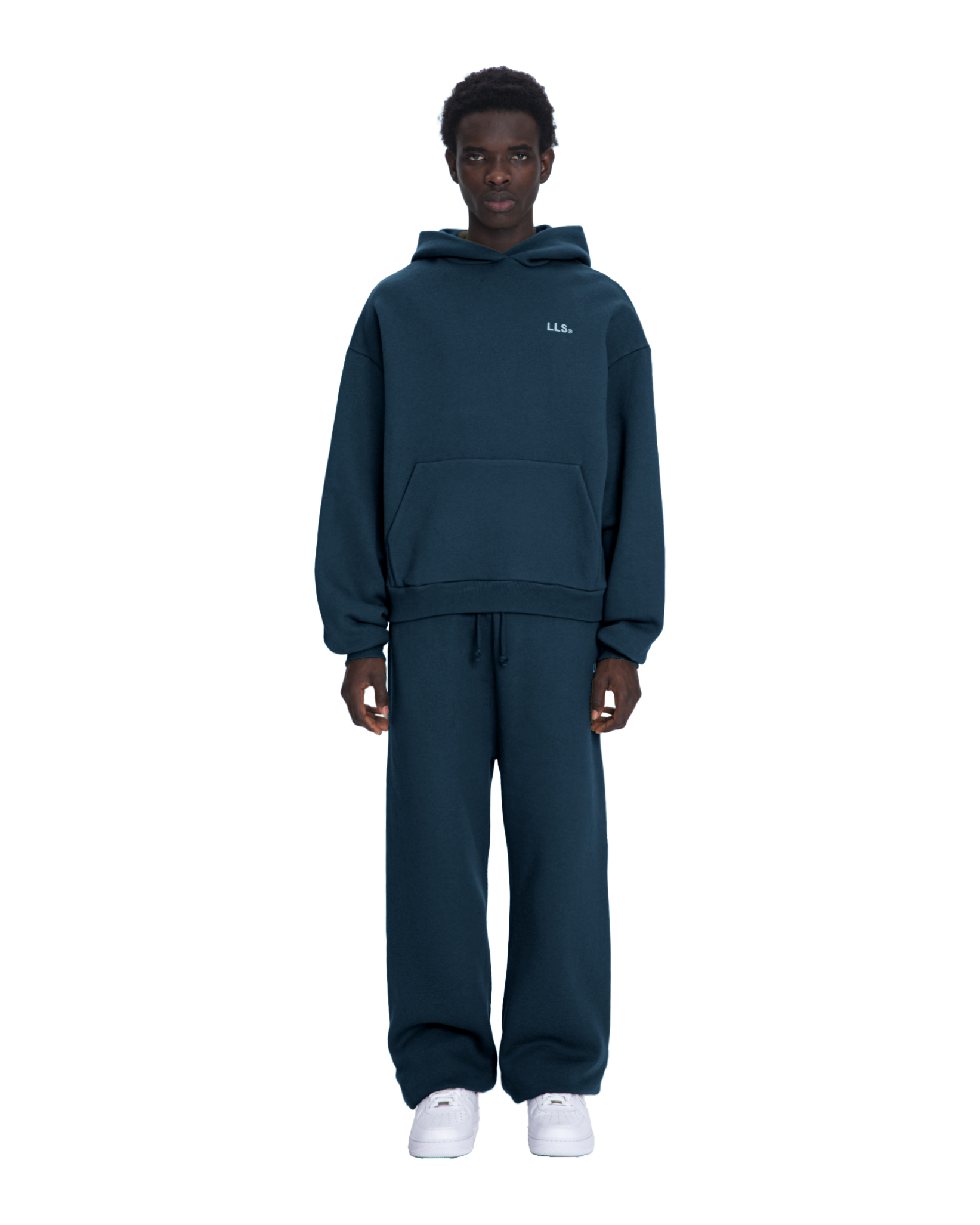Lmnts hoodie dusty navy