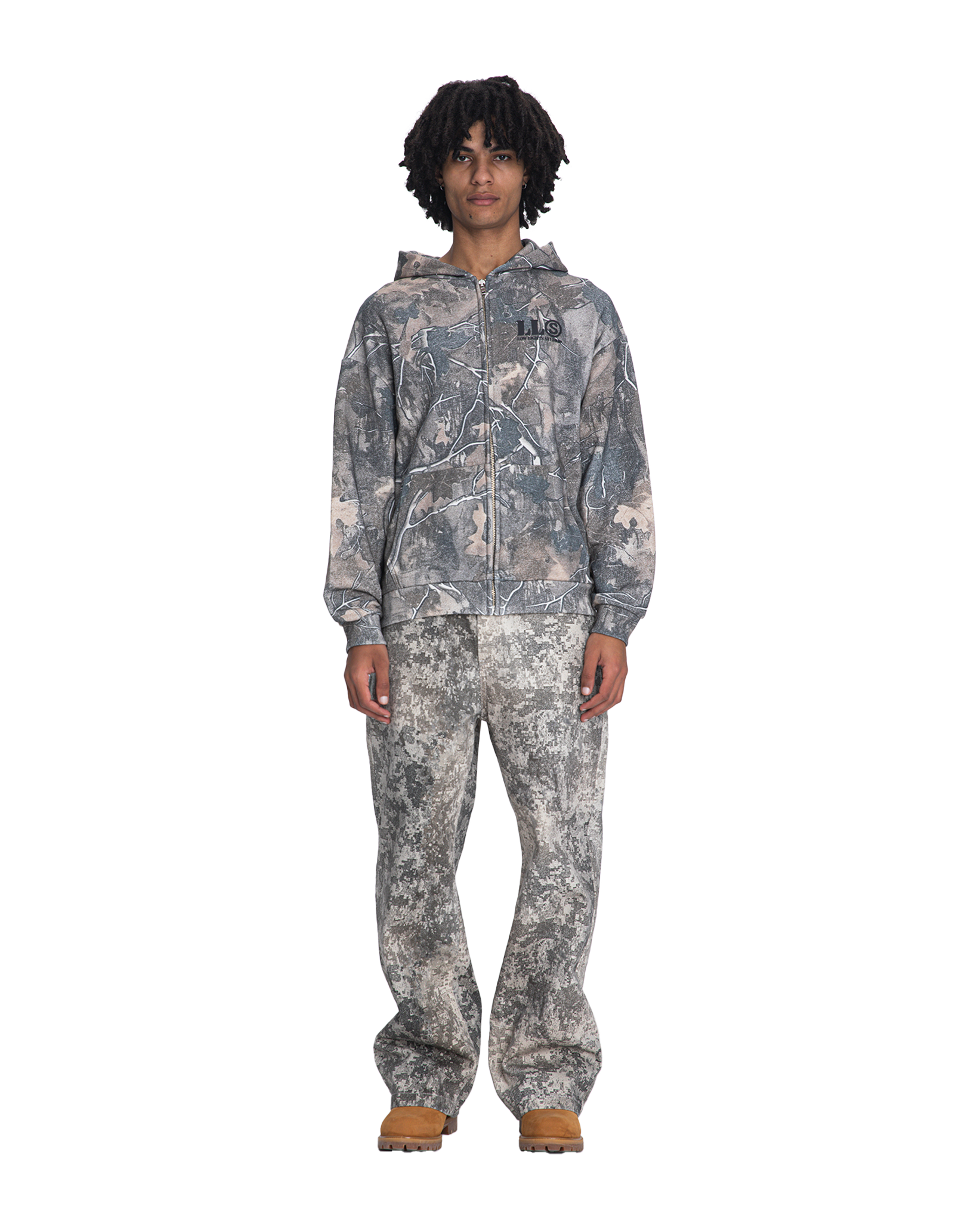 Forrest zip hoodie all over print